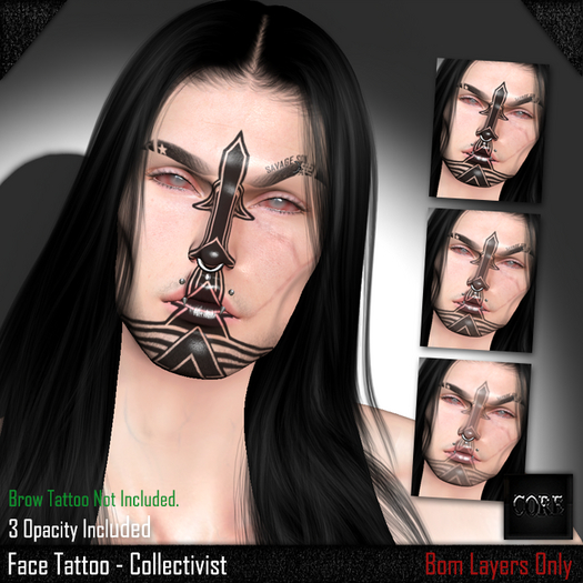 ::: Core ::: Face Tattoo - Collectivist (EvoX)