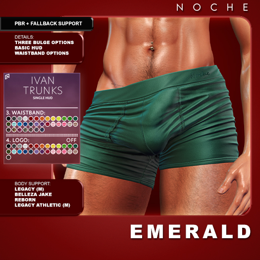 Noche. Ivan Trunks Emerald