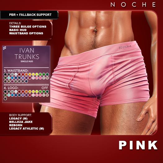Noche. Ivan Trunks Pink