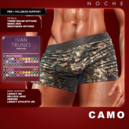 Noche. Ivan Trunks Camo