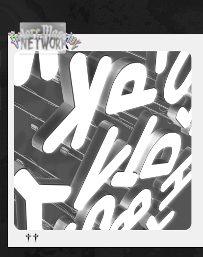 GMN. Ceiling Alphabet - Silver