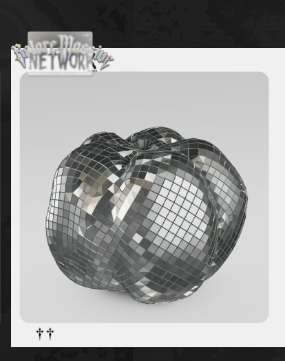 GMN. DEATH BY DISCO - Disco Pumpkin - Silver  