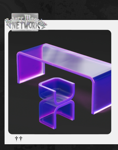 GMN. DEATH BY DISCO - Neon Table Kit - Purple 