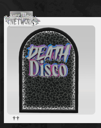 GMN. DEATH BY DISCO - Party Sign 
