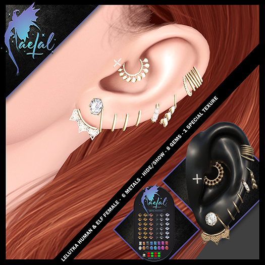 FaeTal - Ear 71 - LeLutka Human & Elf Female
