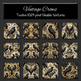 *Wallflowers* Vintage Crows