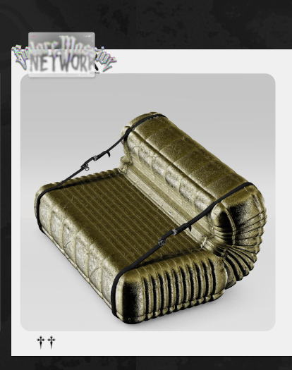 GMN. Foiled Couch - Gold 