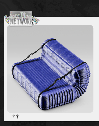 GMN. Foiled Couch - Purple 