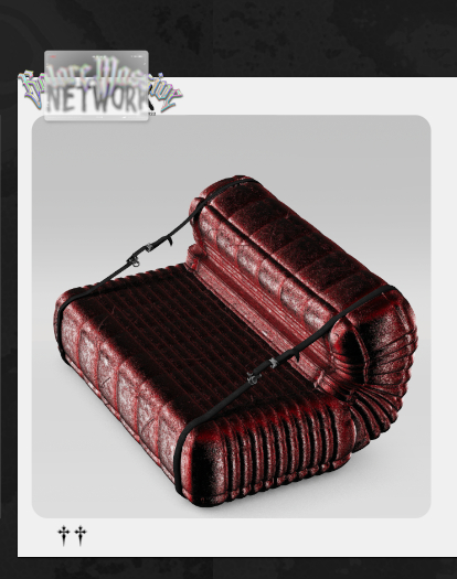 GMN. Foiled Couch - Red