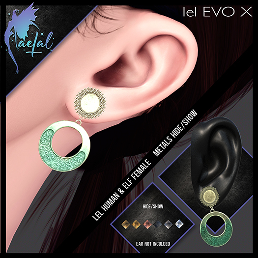 FaeTal - Ear 100V2-  LeLutka Human & Elf Female