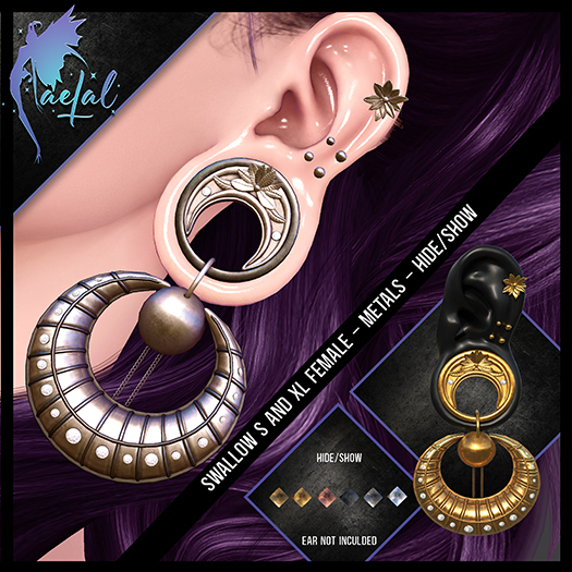 FaeTal - Ear 107 - Swallow S & XL Female