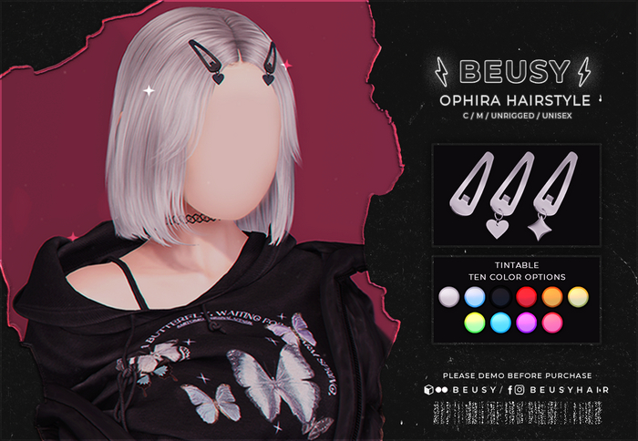 Beusy: Ophira Hairstyle / DEMO