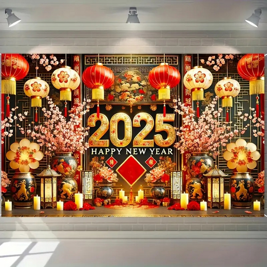 NEW YEARS CHINESE 2025 TEXTURE