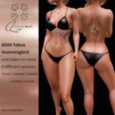 [LinoMi] BOM Tattoo - Hummingbird