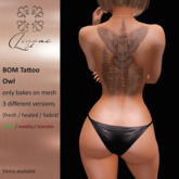 [LinoMi] BOM Tattoo - Owl