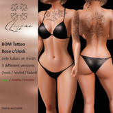 [LinoMi] BOM Tattoo - rose o'clock