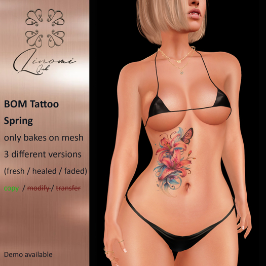 [LinoMi] BOM Tattoo - Spring