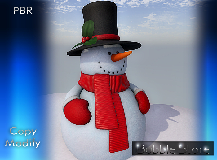 Bubble - Xmas Snowman PBR