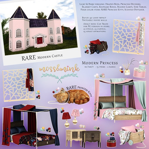 {moss&mink} Modern Princess - Princess Kitty RARE