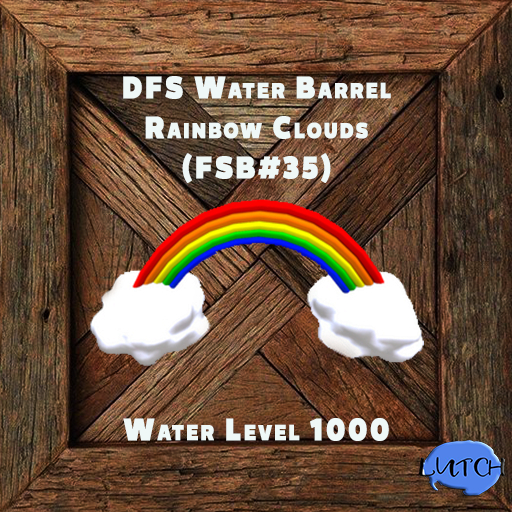 DFS Water Barrel Rainbow Clouds (FSB#35)