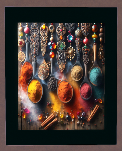 Spiced Spoons - Framed Art (Boxed)