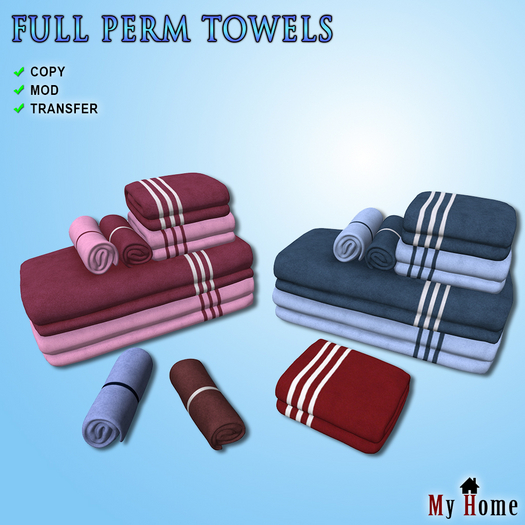 [My Home] Full Perm Towels