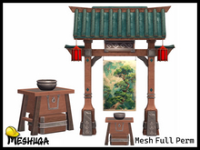 Meshuga Japanese Altar Shrine FULL PERM MESH