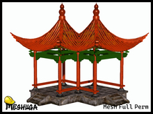 Meshuga Chinese Pagoda FULL PERM MESH