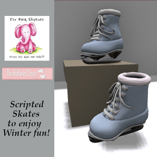 TD Lt.Blue Ice Skates