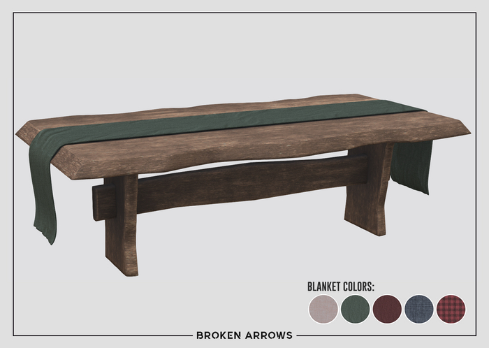 BROKEN ARROWS - Noel Table - Worn Wood 