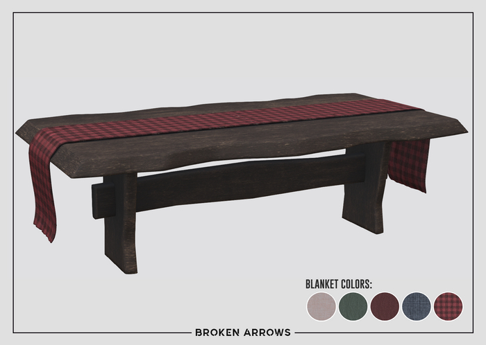 BROKEN ARROWS - Noel Table - Dark Wood 