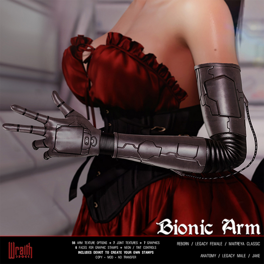 - wraith - Bionic Arm - Legacy Male