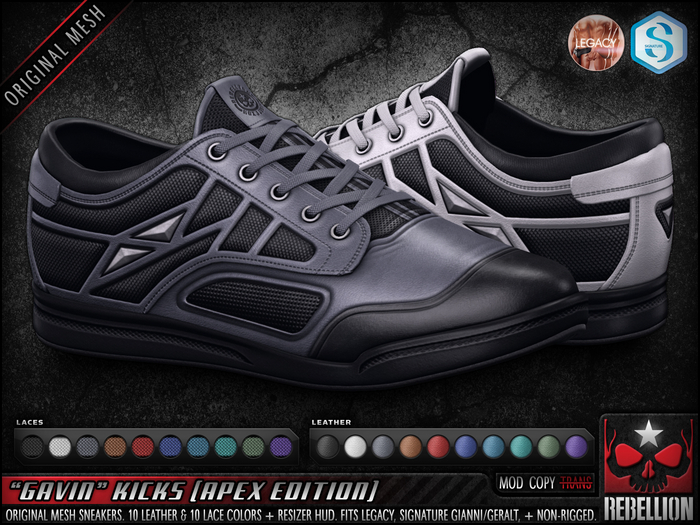 = REBELLION = "GAVIN" KICKS - APEX EDITION - DEMO