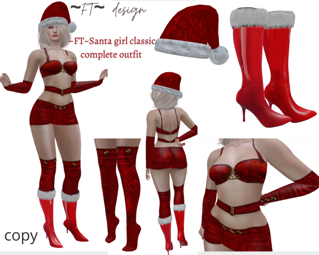 ~FT~ Santa girl classic complete outfit