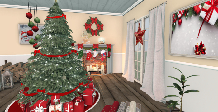 Christmas home - Backdrop