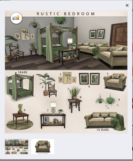 05 - Little Bee - Rustic Bedroom