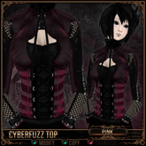 =^.^= Curious Kitties - Cyberfuzz Top - Pink 
