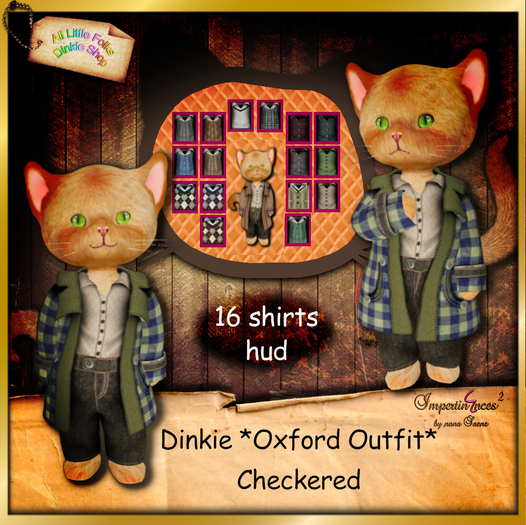 ALF - Dinkie oxford outfit  checkered