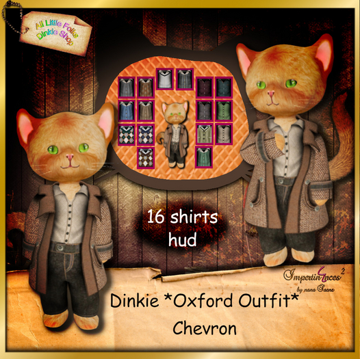 ALF - Dinkie oxford outfit  chevron