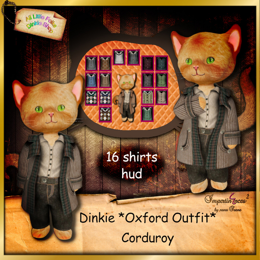 ALF - Dinkie oxford outfit  corduroy