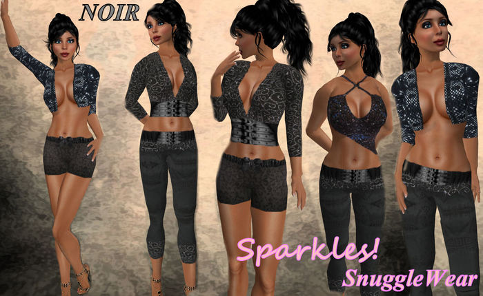 SPARKLES! SnuggleWear : NOIR