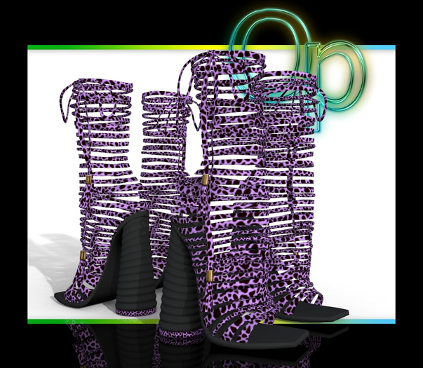 Leopard Gloria Heels Reborn