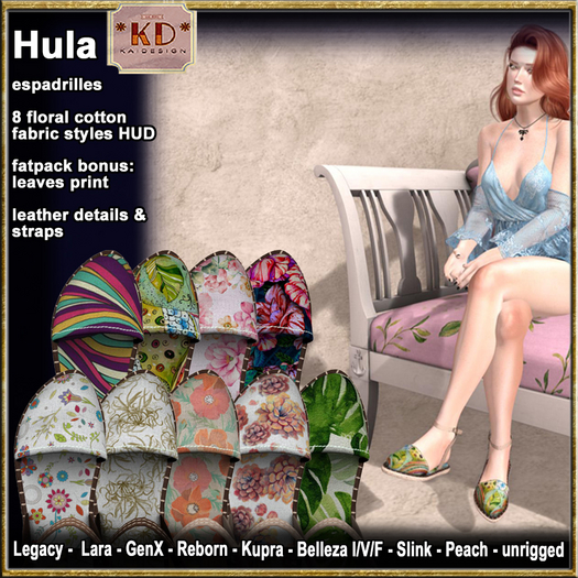 *KD* Hula espadrilles - Floral - Unpacked