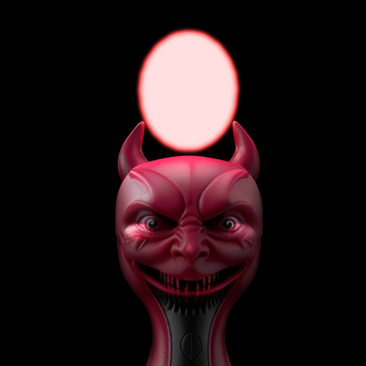 EVIL DEVIL LAMP   ON/OFF 