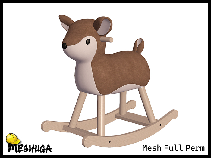 Meshuga Kids - Rocking Deer  FULL PERM MESH