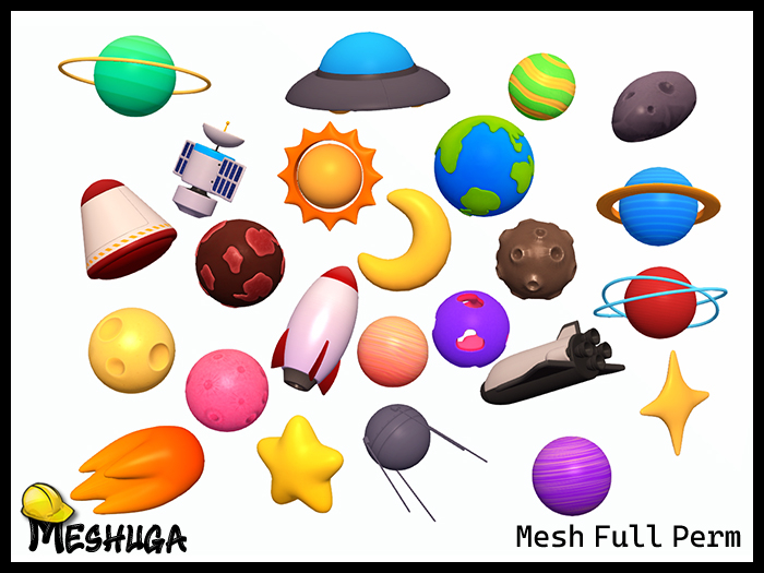 Meshuga Kids - Space Pack   FULL PERM MESH