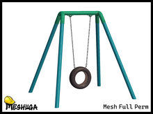 Meshuga Kids Playground - Tire Swing FULL PERM MESH