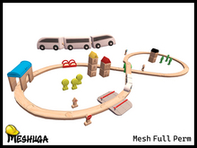 Meshuga Kids - Wooden Toy train FULL PERM MESH