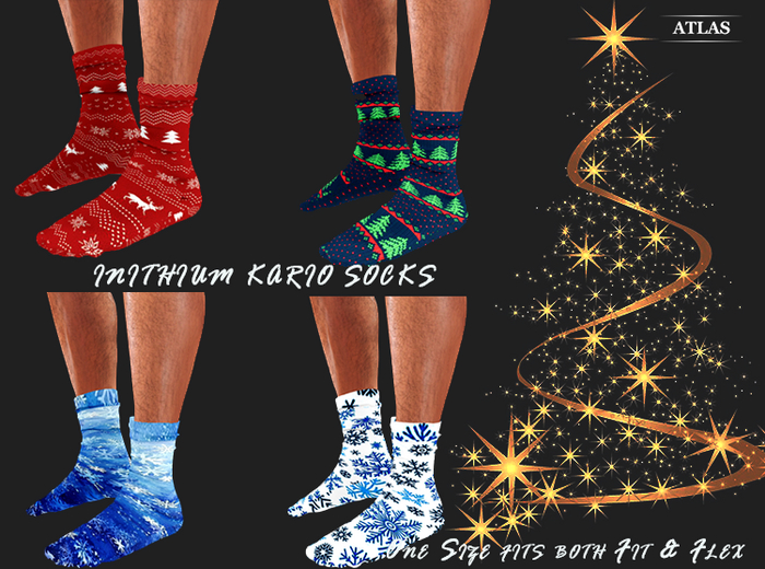 *ATLAS* SOCKS KARIO Winter print 