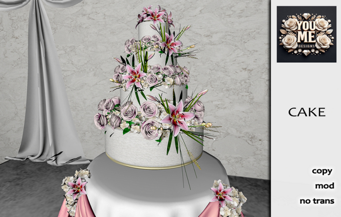 {You&Me Designs} Kali's Wedding cake attach